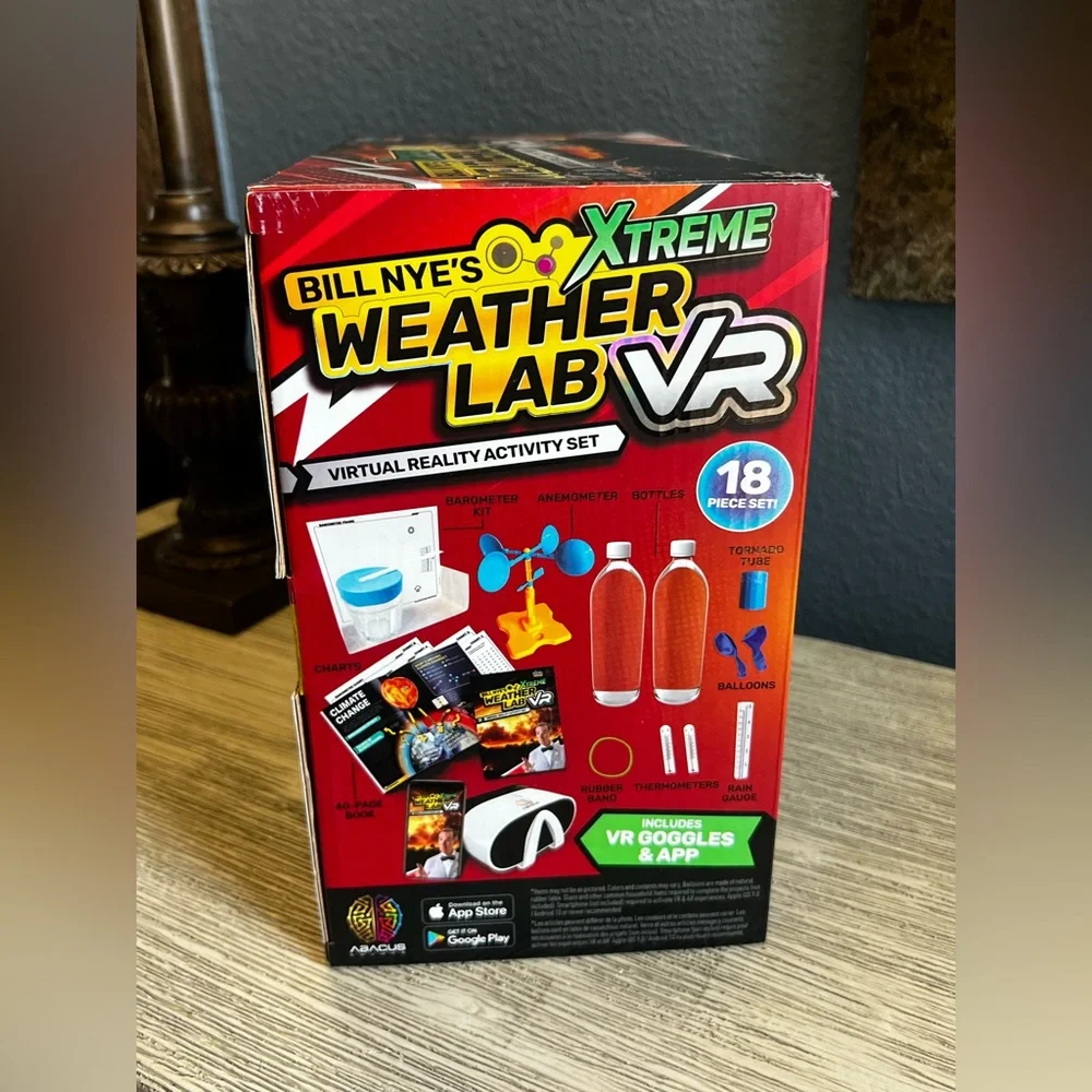 🆕 Bill Nye Xtreme Weather Lab VR Headset - Black & White
